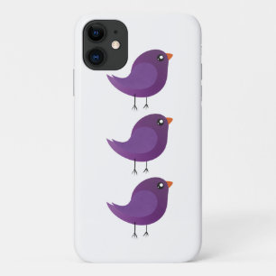 cute purple bird iPhone 11 case