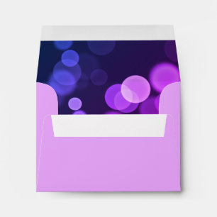 Cute Purple Circular Design Envelope