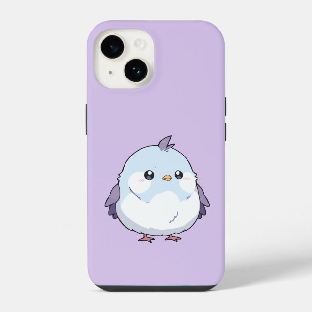 Cute Purple Colour iphone Case  (Back)