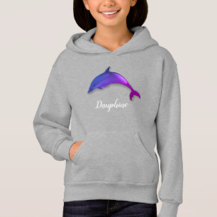 Cute  purple  dolphin  -  add name