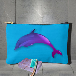 Cute purple dolphin Print Cut Sew Bag