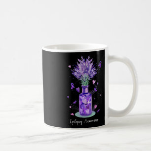 Cute Purple Flower National Epilepsy Awareness Coffee Mug