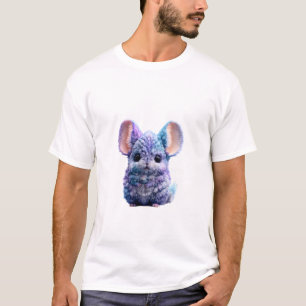 Cute Purple Furry Galactic Chinchilla Men T-Shirt