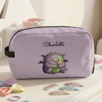 Cute Purple Green Fluffy Monster Buddy