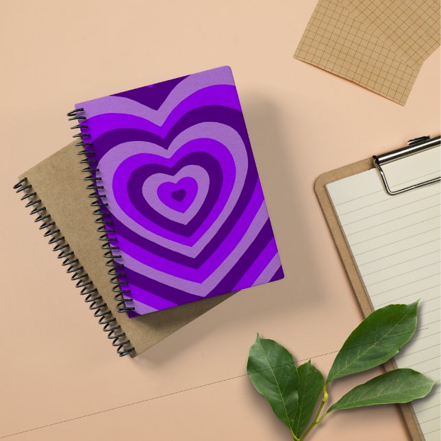Cute Purple Heart Notebook (Creator Uploaded)