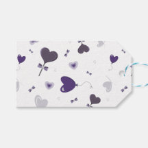 Cute purple hearts that lift everyone's spirits. p