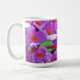 Cute purple little flowers coffee mug