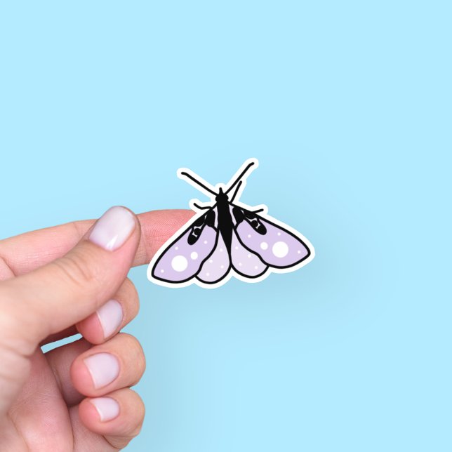Cute Purple Moth Sticker (Creator Uploaded)
