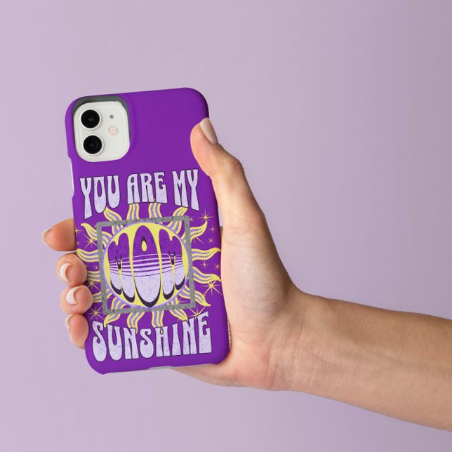 Cute Purple Mum…You are my Sunshine Case-Mate iPhone Case (Creator Uploaded)