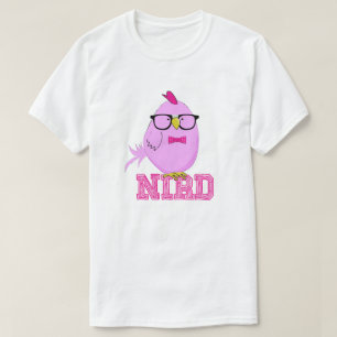 Cute Purple Nerd Bird T-Shirt