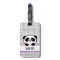 Cute Purple Panda Bear Luggage Tag