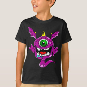 Cute Purple People Eater Monster T-Shirt