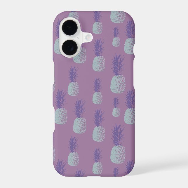 Cute Purple Pineapple Pattern (Back)