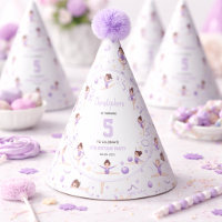 Cute Purple Rhythmic Gymnastics Sporty Theme