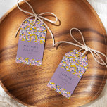 Cute Purple Yellow Floral Bridal Shower Custom Gift Tags<br><div class="desc">Cute Purple Yellow Pink Floral Bridal Shower Custom Gift Tags</div>