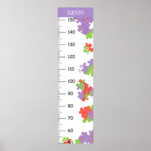 Cute Puzzle Growth Chart