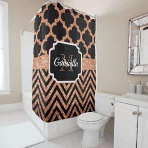 Cute Quatrefoil Shower Curtain