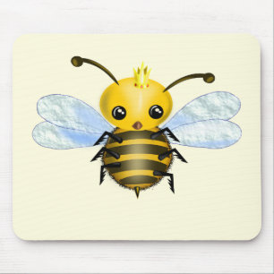 Cute Queen Bee Mouse Pad