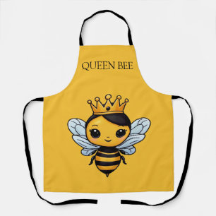 Cute Queen Bee Personalise Apron