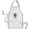 CUTE QUEEN BEE WHITE STANDARD PERSONALIZED APRON