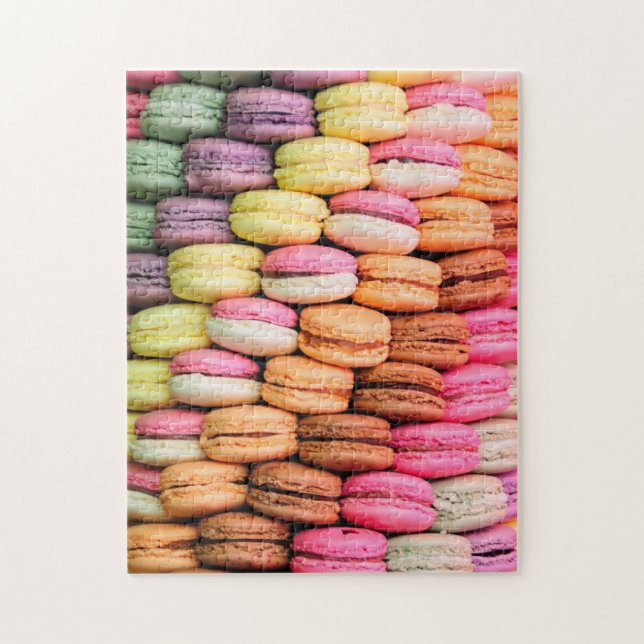 Cute Quirky Colourful Macaroons Jigsaw Puzzle (Vertical)
