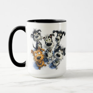 Cute Quirky Dogs Mug