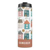 Cute Quirky Houses Personalised