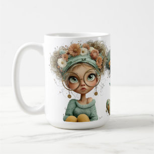 CUTE QUIRKY LITTLE IRISH GIRLS  COFFEE MUG