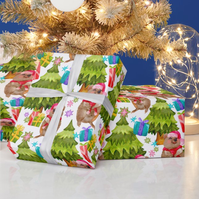 Cute Quokka Christmas  Wrapping Paper (Holidays)