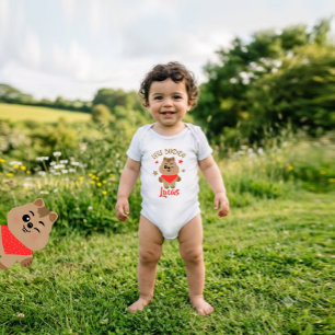 Cute Quokka Little Buddy Personalised Design Baby Bodysuit