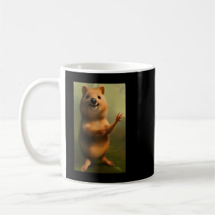 cute quokka sweet animals smile drawing comic coffee mug