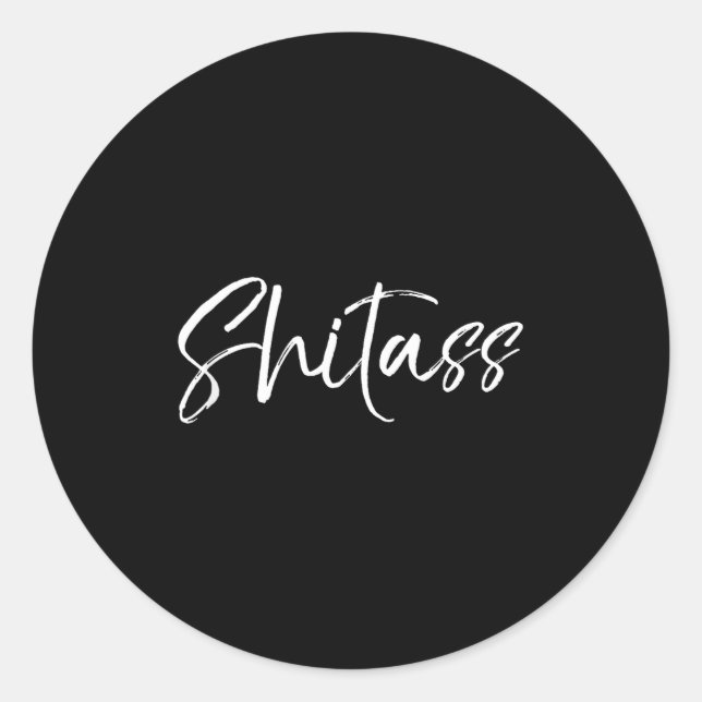 Cute Quote For Women Sarcastic Gag Gift Tank Top  Classic Round Sticker (Front)