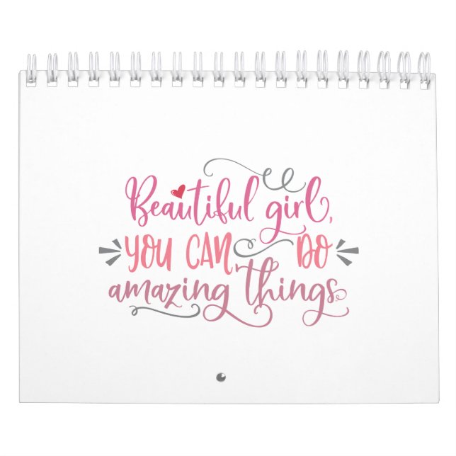 Cute Quotes For Girls Calendar (Cover)