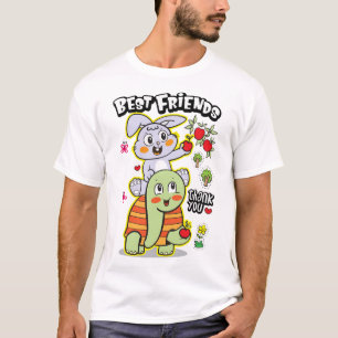 Cute rabbit and turtle T-Shirt