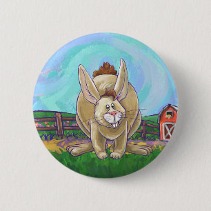Cute Rabbit Animal Parade 6 Cm Round Badge