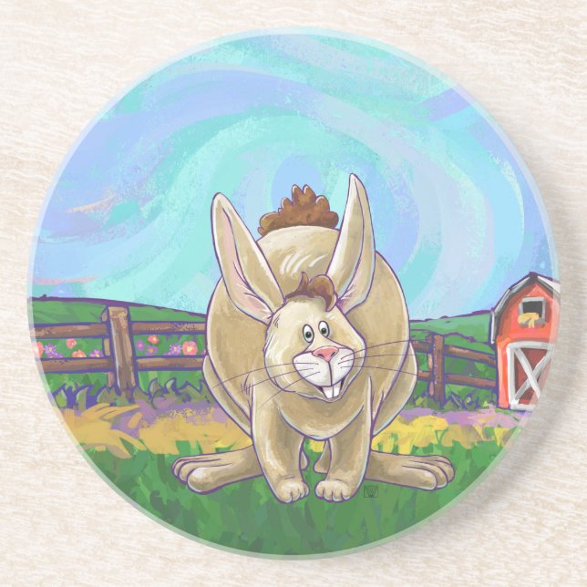 Cute Rabbit Animal Parade Coaster (Front)