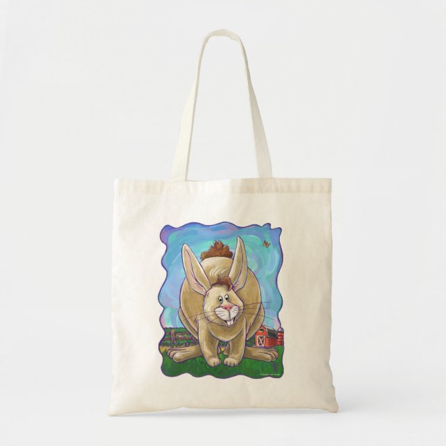 Cute Rabbit Animal Parade Tote Bag (Front)