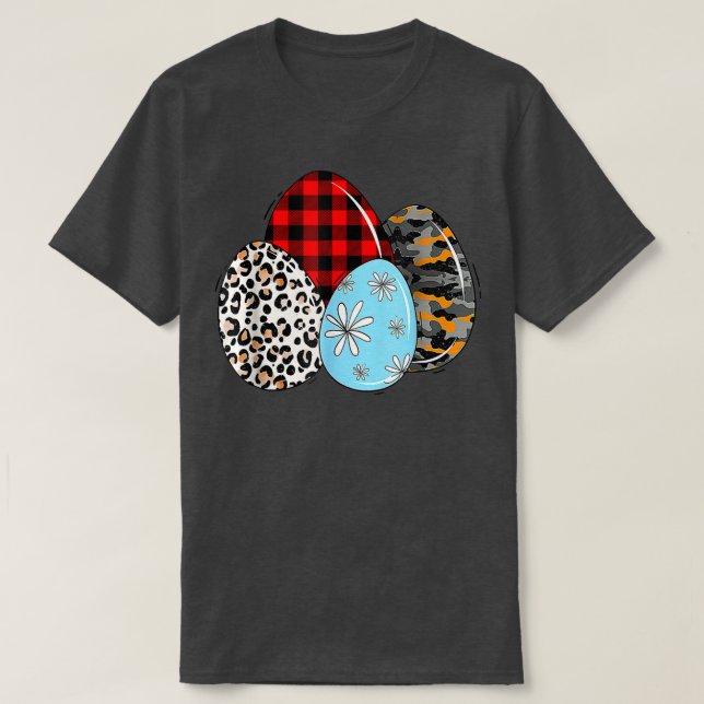 Cute Rabbit Bunny Face Leopard Glasses Headband Ea T-Shirt (Design Front)