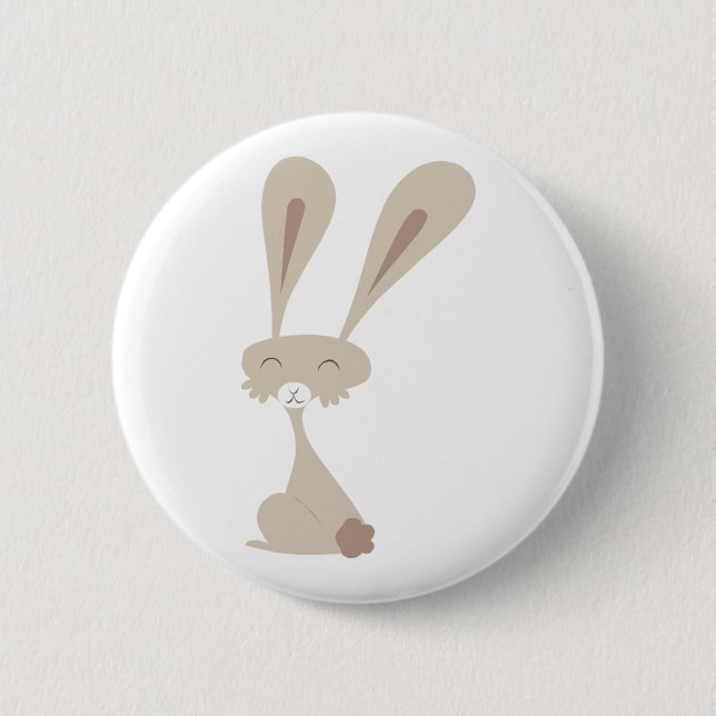 Cute Rabbit Button (Front)
