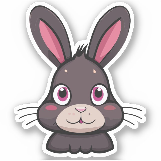 Cute Rabbit Cartoon Charactor (Front)