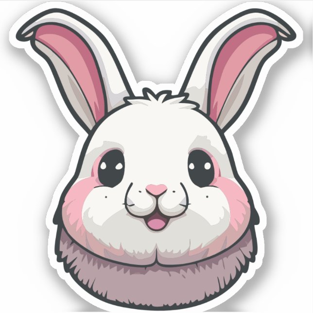 Cute Rabbit Cartoon Charactor (Front)