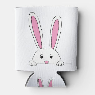Cute Rabbit Clipart Peaking Cute Animals Bunny Art Can Cooler