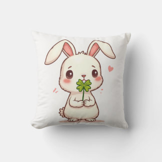 Cute rabbit cushion that brings good luck