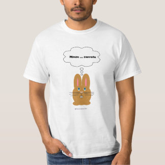 Cute Rabbit dreams of carrots T-Shirt