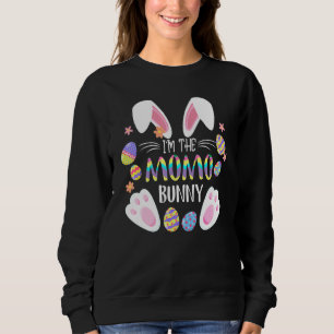 Cute Rabbit Ears I'm The Momo Bunny Matching Easte Sweatshirt