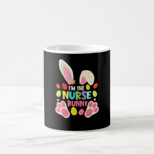 Cute Rabbit Ears I'm The Nurse Bunny Easter Nurse Coffee Mug
