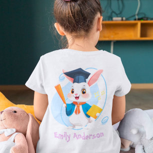 Cute Rabbit Graduation Gifts for Kindergarteners T-Shirt