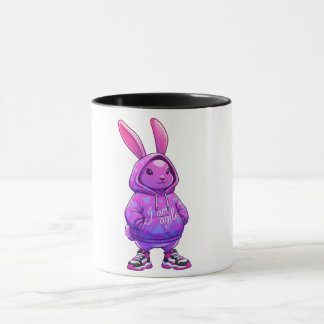 Cute Rabbit Illustration | Custom Bunny Coffee Mug