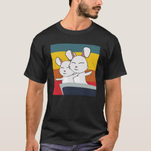 Cute rabbit in love pose T-Shirt