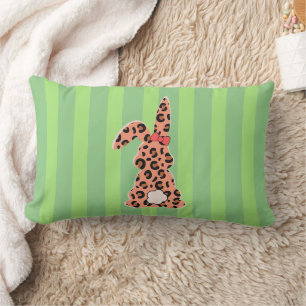 Cute Rabbit Leopard Lumbar Cushion